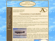 Tablet Screenshot of dirigibili-archimede.it